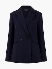 French Connection Blue Florence Twill Blazer - Image 4 of 4