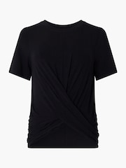 French Connection Black Jersey RIianna Top - Image 4 of 4