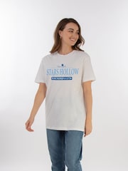 Brands In White Women Boyfriend Fit Gilmore Girls Stars Hollow 100% Cotton T-Shirt - Image 1 of 3