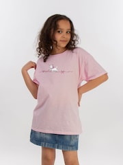 Brands In Pink Girls Disney The Aristocats Marie Ribbon 100% Cotton T-Shirt - Image 1 of 3