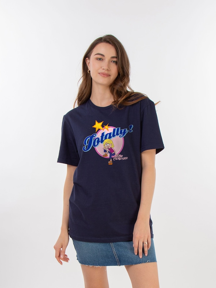 Brands In Blue Women Boyfriend Fit Disney Lizzie McGuire Totally 100% Cotton T-Shirt - Image 1 of 3