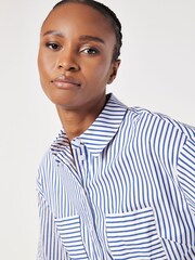 Apricot White Cropped Boxy Shirt - Image 3 of 5