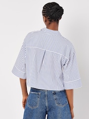 Apricot White Cropped Boxy Shirt - Image 4 of 5
