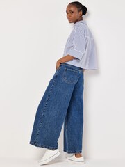 Apricot White Cropped Boxy Shirt - Image 5 of 5