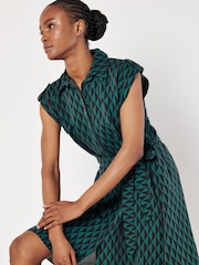 Apricot Green Geo Utility High Low Dress - Image 2 of 5