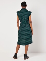 Apricot Green Geo Utility High Low Dress - Image 3 of 5