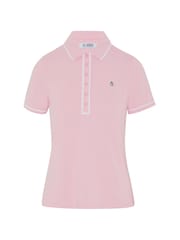Original Penguin Golf Pink Short Sleeve Polo Shirt - Image 4 of 5
