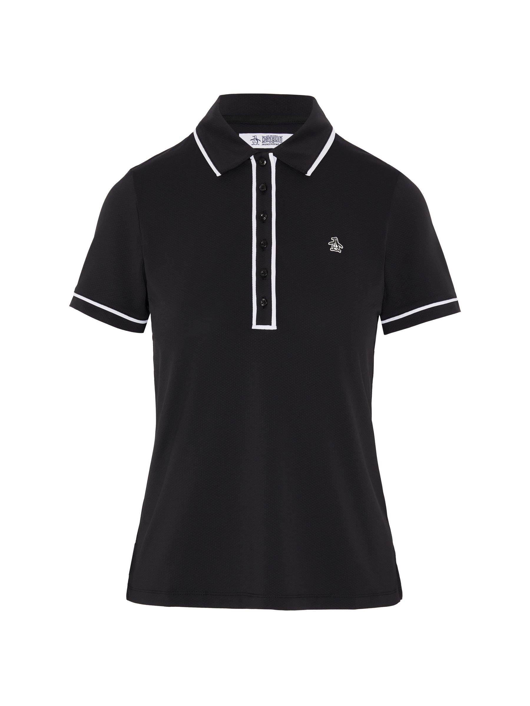 Buy Original Penguin Golf Black Short Sleeve Polo Shirt from Next