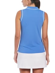 Original Penguin Golf Sleeveless Polo Shirt with Piping - Image 2 of 4