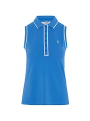 Original Penguin Golf Sleeveless Polo Shirt with Piping - Image 3 of 4