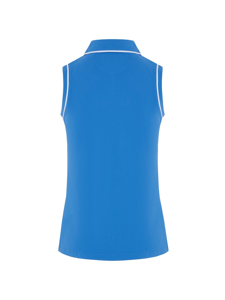 Original Penguin Golf Sleeveless Polo Shirt with Piping - Image 4 of 4