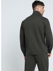 River Island スリムフィット スマート ファンネルネック コットン 100% スウェットシャツ - 画像 2 / 4