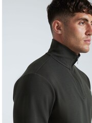 River Island スリムフィット スマート ファンネルネック コットン 100% スウェットシャツ - 画像 3 / 4