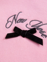 Abercrombie & Fitch Pink Ballet Dance Back Print Graphic Hoodie - Image 3 of 4