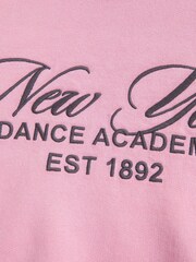 Abercrombie & Fitch Pink Ballet Dance Back Print Graphic Hoodie - Image 4 of 4