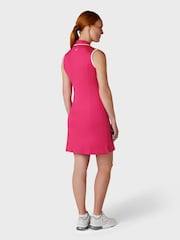 Callaway Apparel Pink Sleeveless Dress Featuring Removeable Shorts - Image 2 of 5