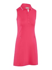 Callaway Apparel Pink Sleeveless Dress Featuring Removeable Shorts - Image 4 of 5