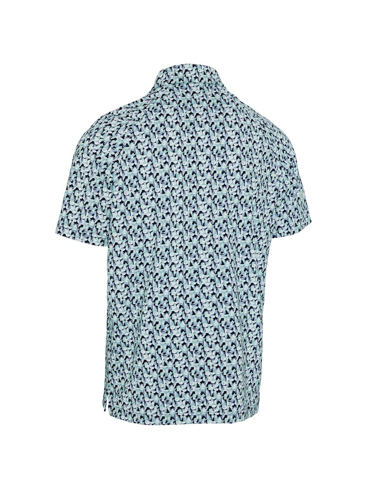 Callaway Apparel Poloshirt mit abstraktem Geo-Print, Blau - Bild 5 von 5 Callaway Apparel Poloshirt mit abstraktem Geo-Print, Blau - Bild 5 von 5