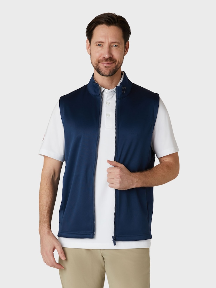 Callaway Apparel Blue Full Zip Vest - Image 1 of 5