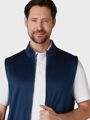 Callaway Apparel Blue Full Zip Vest - Image 3 of 5