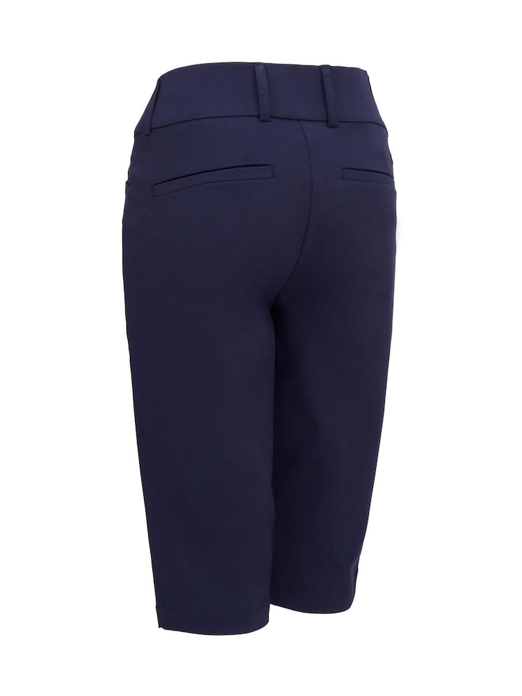 Callaway Apparel Blue 15" Pull On City Shorts - Image 4 of 4