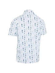 Callaway Apparel Novelty Golf Essentials Print White Polo Shirt - Image 5 of 5