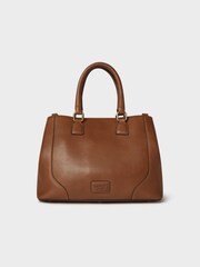 Osprey London The Oxford Leather Brown Hobo Bag - Image 2 of 6