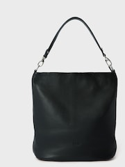 črna - Osprey London The Kelso Large Leather Hobo Brown Bag - Slika 1 iz 5