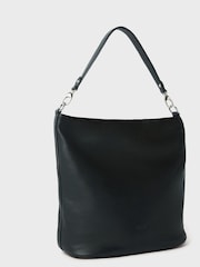 črna - Osprey London The Kelso Large Leather Hobo Brown Bag - Slika 2 iz 5