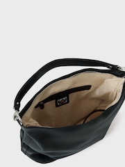 črna - Osprey London The Kelso Large Leather Hobo Brown Bag - Slika 3 iz 5
