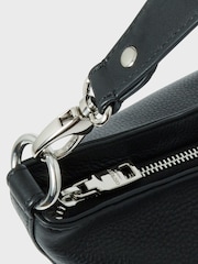 črna - Osprey London The Kelso Large Leather Hobo Brown Bag - Slika 5 iz 5