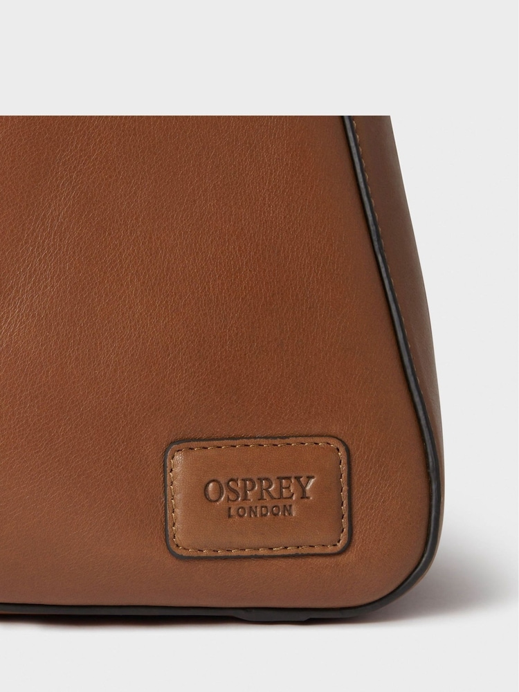 Osprey London Brown Medium The Oxford Shoulder Bag - Image 8 of 8