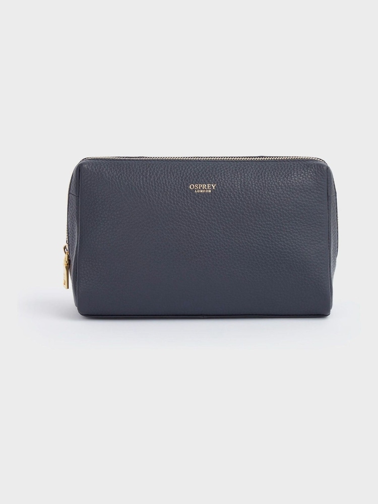 Blå - Osprey London The Adaline Leather Washbag - Bild 2 av 4