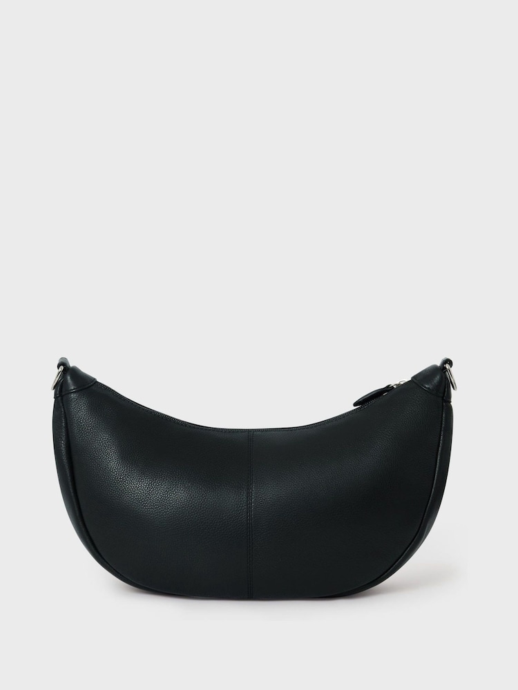 Osprey London The Kelso Leather Black Sling Bag - Image 3 of 5
