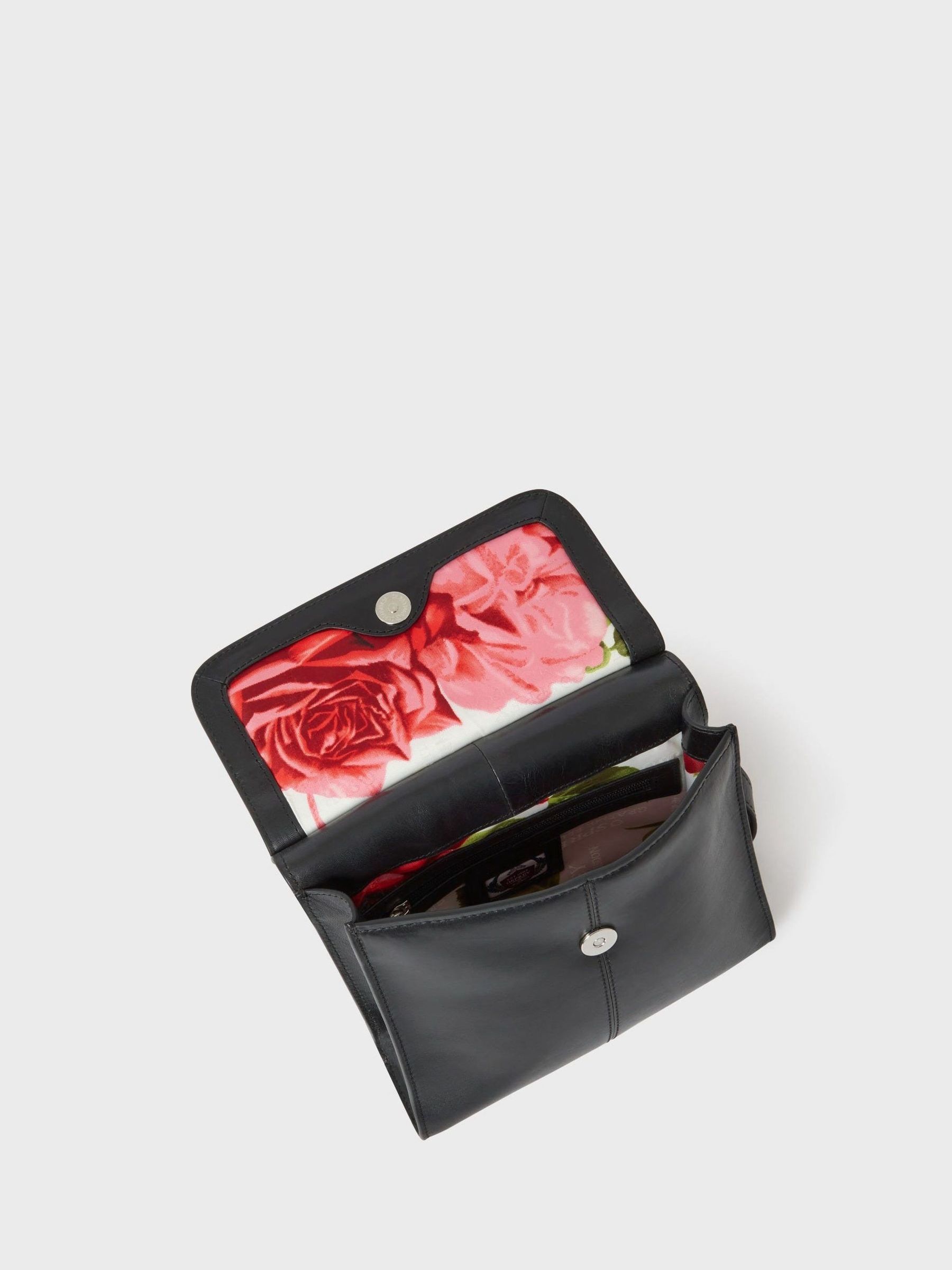 Buy Osprey London Black The Narissa Leather Cross-Body Bag from
