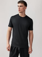 Black/Navy Blue/Khaki Green - Active Gym and Training Textured T-Shirt 3 Pack - Изображение 12 из 15