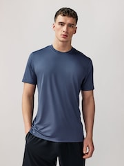 Black/Navy Blue/Khaki Green - Active Gym and Training Textured T-Shirt 3 Pack - Изображение 13 из 15