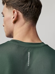 Black/Navy Blue/Khaki Green - Active Gym and Training Textured T-Shirt 3 Pack - Изображение 6 из 15