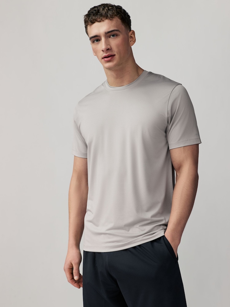 Leisteen/blauwgroen/grijs - Active Gym and Training Textured T-Shirt 3 Pack - Image 12 of 15