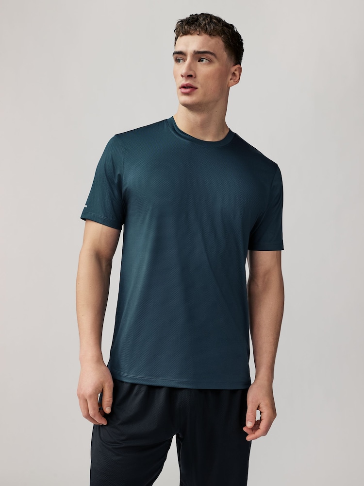 Leisteen/blauwgroen/grijs - Active Gym and Training Textured T-Shirt 3 Pack - Image 14 of 15