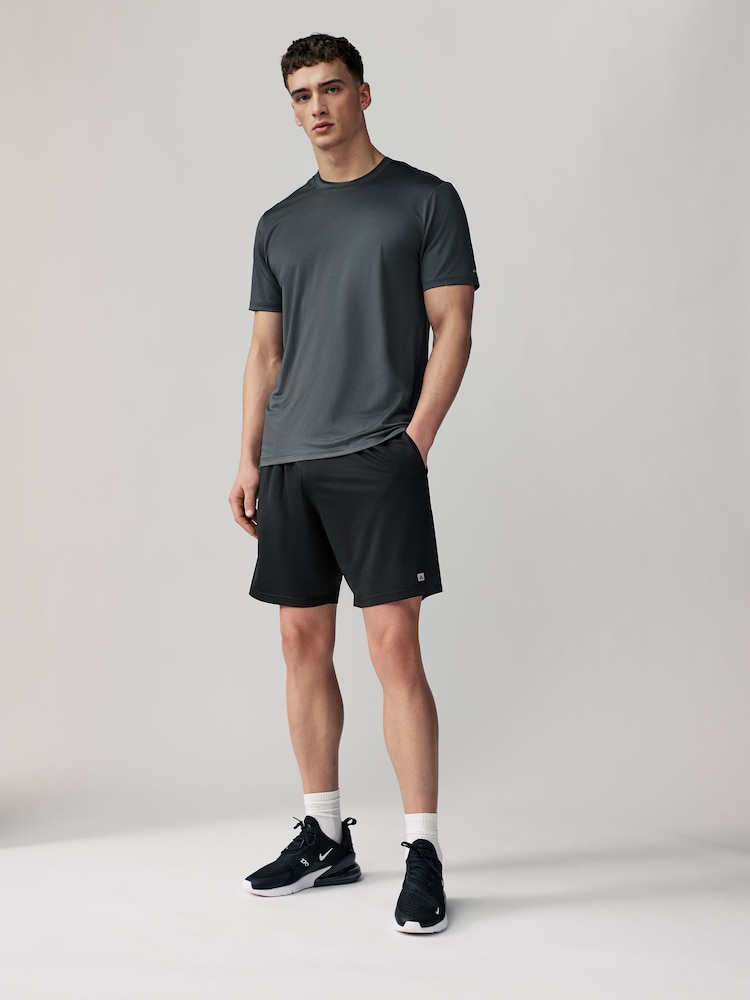 Leisteen/blauwgroen/grijs - Active Gym and Training Textured T-Shirt 3 Pack - Image 9 of 15