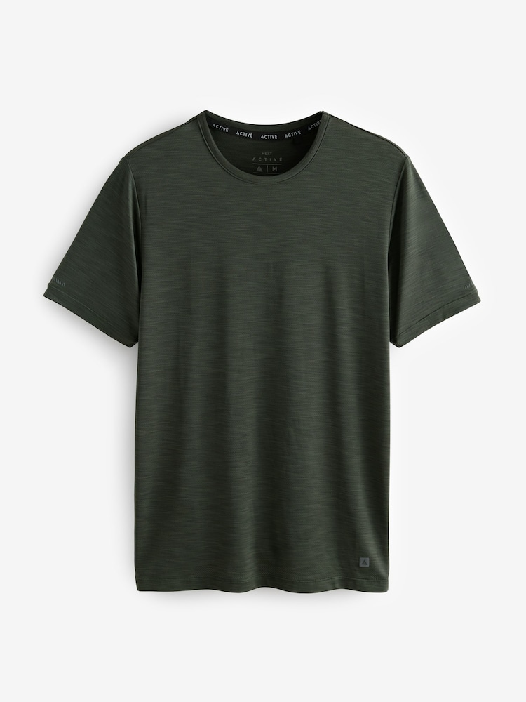 Vert kaki/Gris ardoise/Noir - Active Gym Training T-Shirt - Image 12 of 15