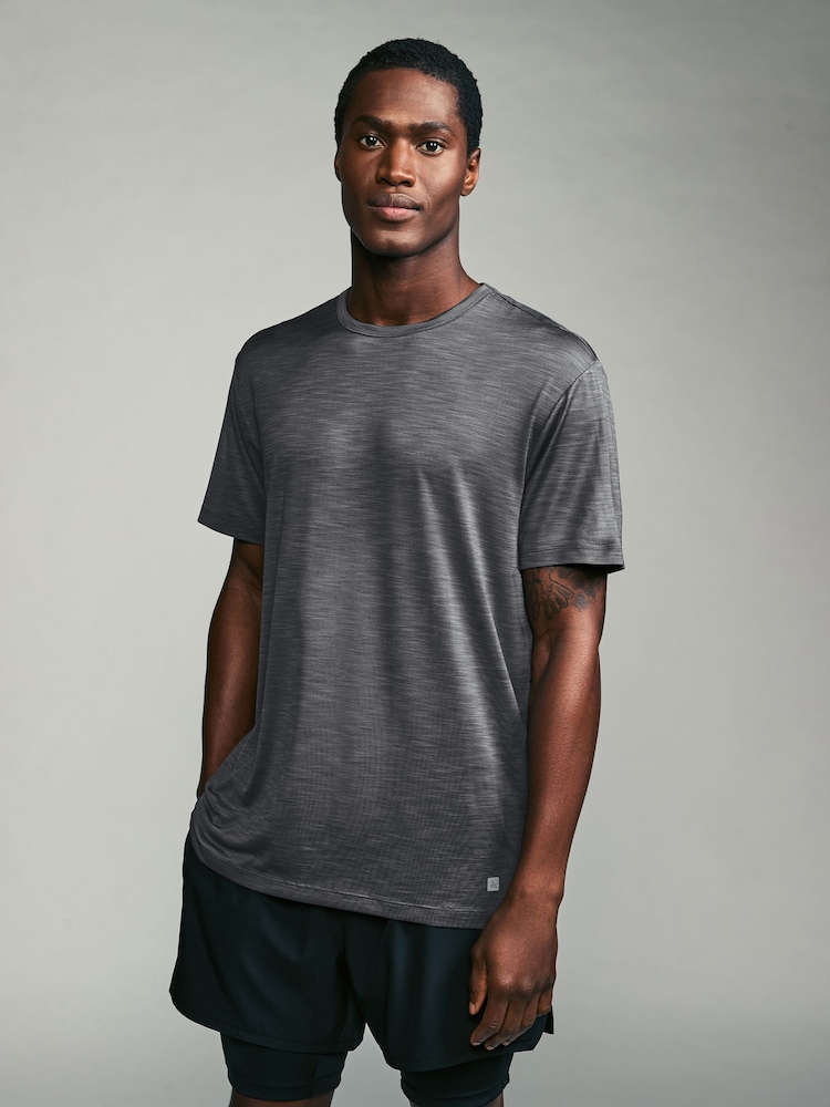 Vert kaki/Gris ardoise/Noir - Active Gym Training T-Shirt - Image 2 of 15