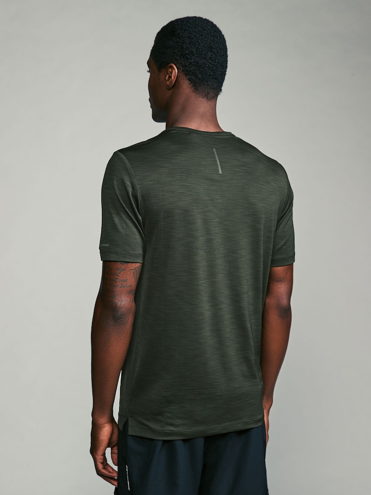 Vert kaki/Gris ardoise/Noir - Active Gym Training T-Shirt - Image 6 of 15