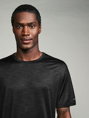 Black/Blue/Ice Grey Active Gym Training T-Shirt - Image 10 of 15