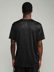 Black/Blue/Ice Grey Active Gym Training T-Shirt - Image 6 of 15