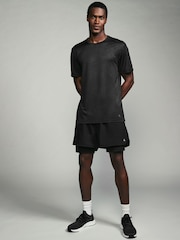 Black/Blue/Ice Grey Active Gym Training T-Shirt - Image 7 of 15