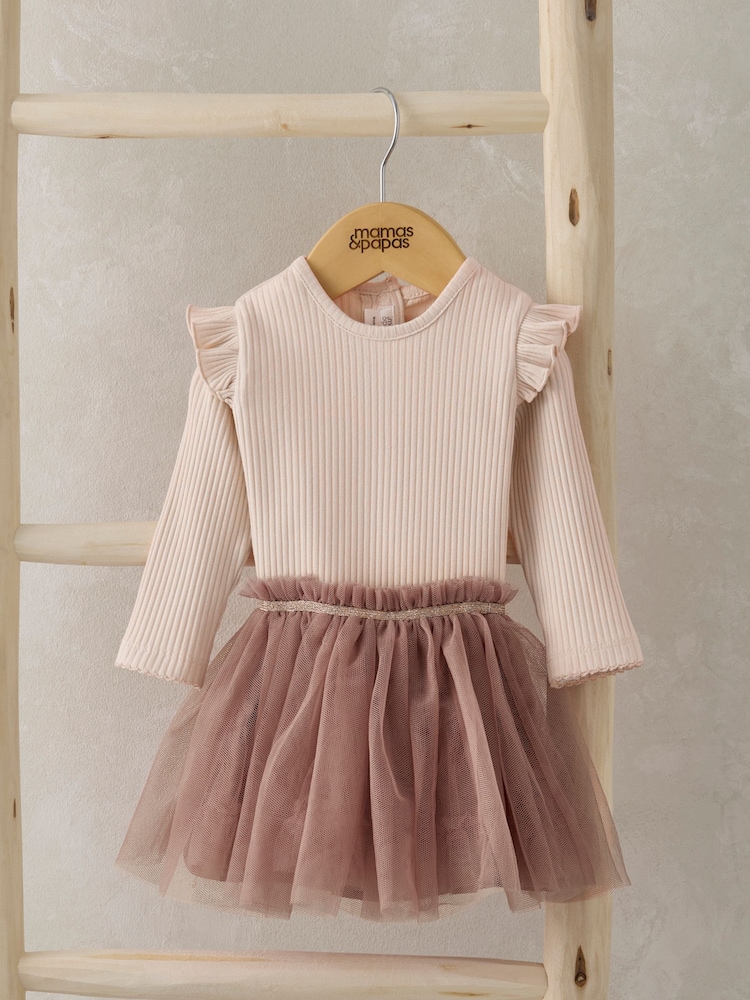 Mamas & Papas Mesh Tutu And Bodysuit Set - Image 1 of 4