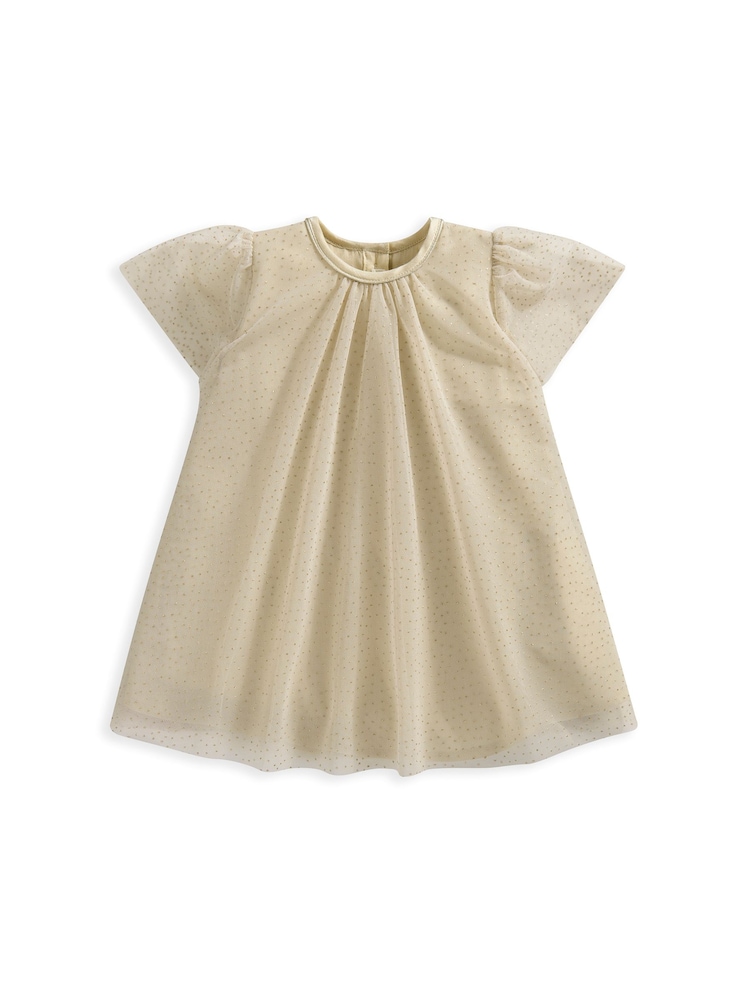 Mamas & Papas Gold Speckle Dress - Image 2 of 3