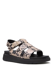 FitFlop Cream Gen-FF Snake Fisherman Sandals - Image 6 of 7